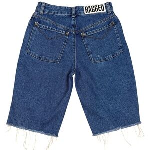 The Ragged Priest Denim Shorts Womens 28 Bermuda High Rise Midi
